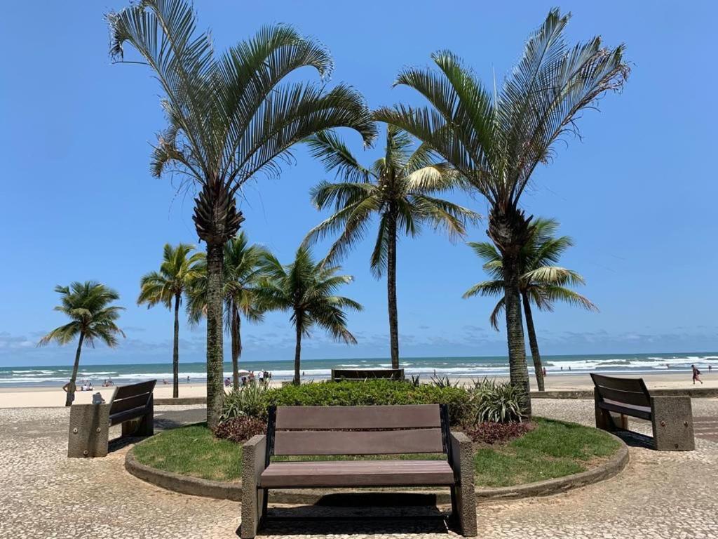 Apartamento Frente Ao Mar Com Varanda E Piscina Praia Grande  Zewnętrze zdjęcie