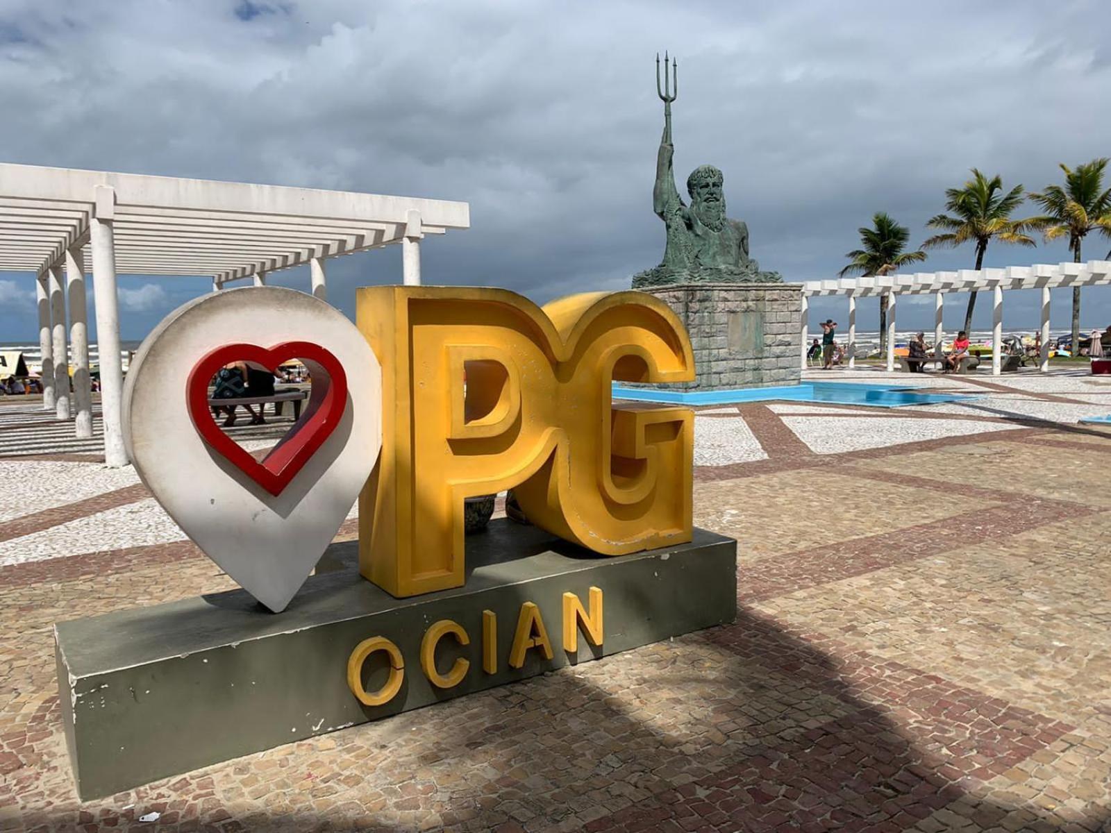 Apartamento Frente Ao Mar Com Varanda E Piscina Praia Grande  Zewnętrze zdjęcie