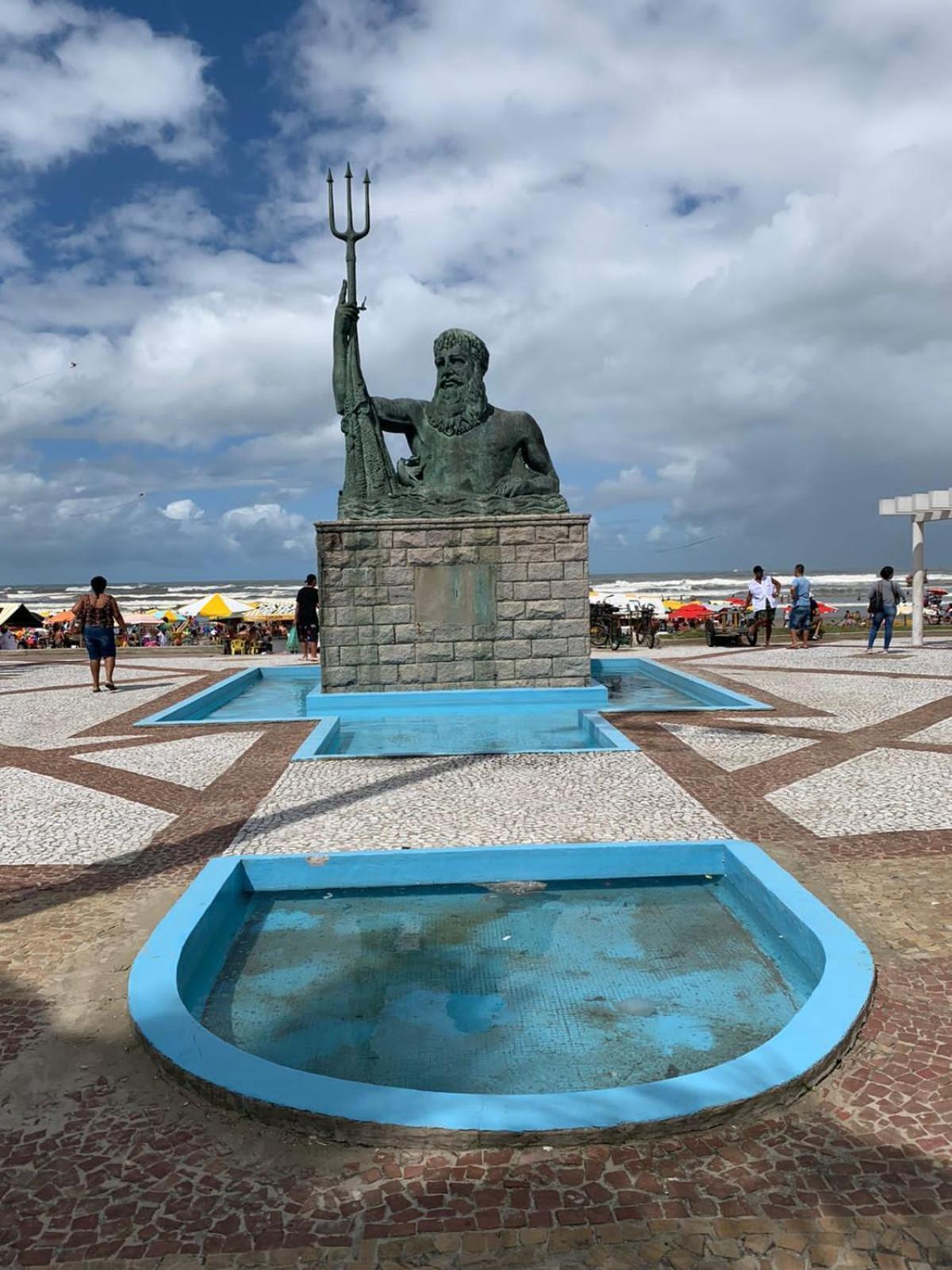 Apartamento Frente Ao Mar Com Varanda E Piscina Praia Grande  Zewnętrze zdjęcie