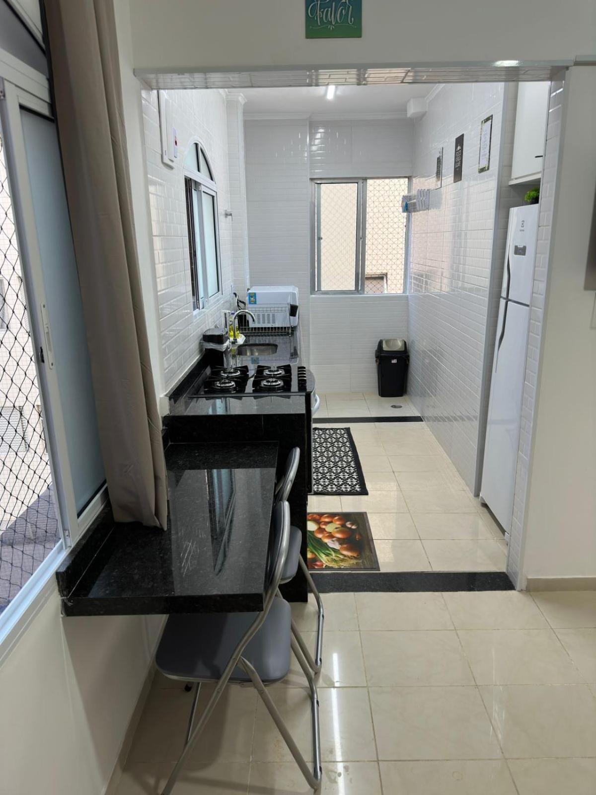 Apartamento Frente Ao Mar Com Varanda E Piscina Praia Grande  Zewnętrze zdjęcie