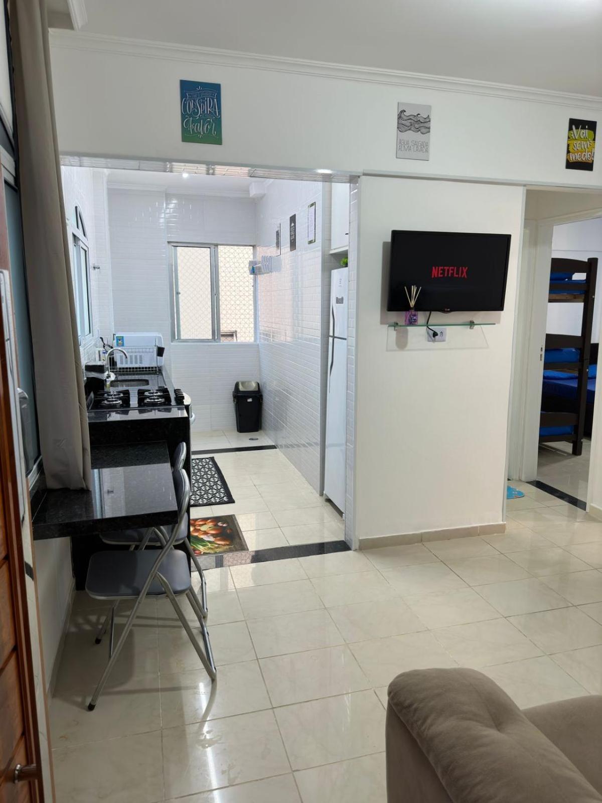 Apartamento Frente Ao Mar Com Varanda E Piscina Praia Grande  Zewnętrze zdjęcie