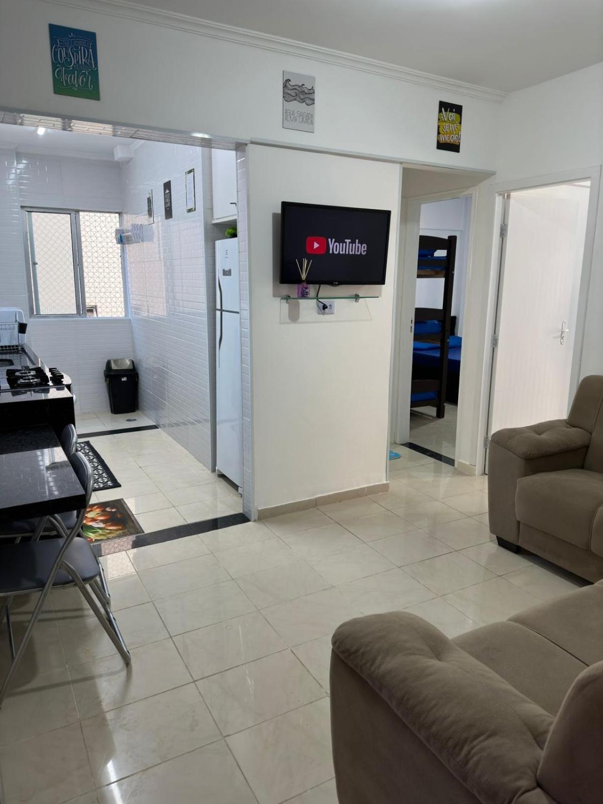 Apartamento Frente Ao Mar Com Varanda E Piscina Praia Grande  Zewnętrze zdjęcie